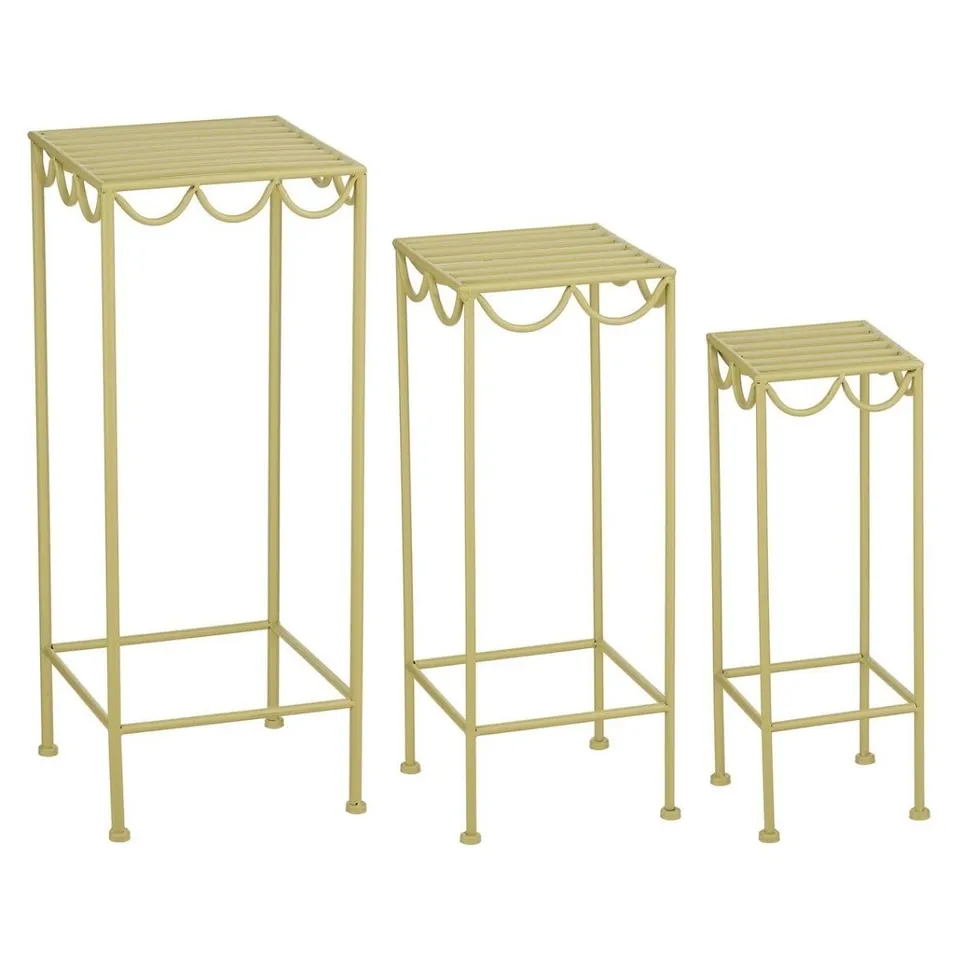 mica-decorations-rosalie-lot-3-table-plantes-vert-clair-pliable image 1