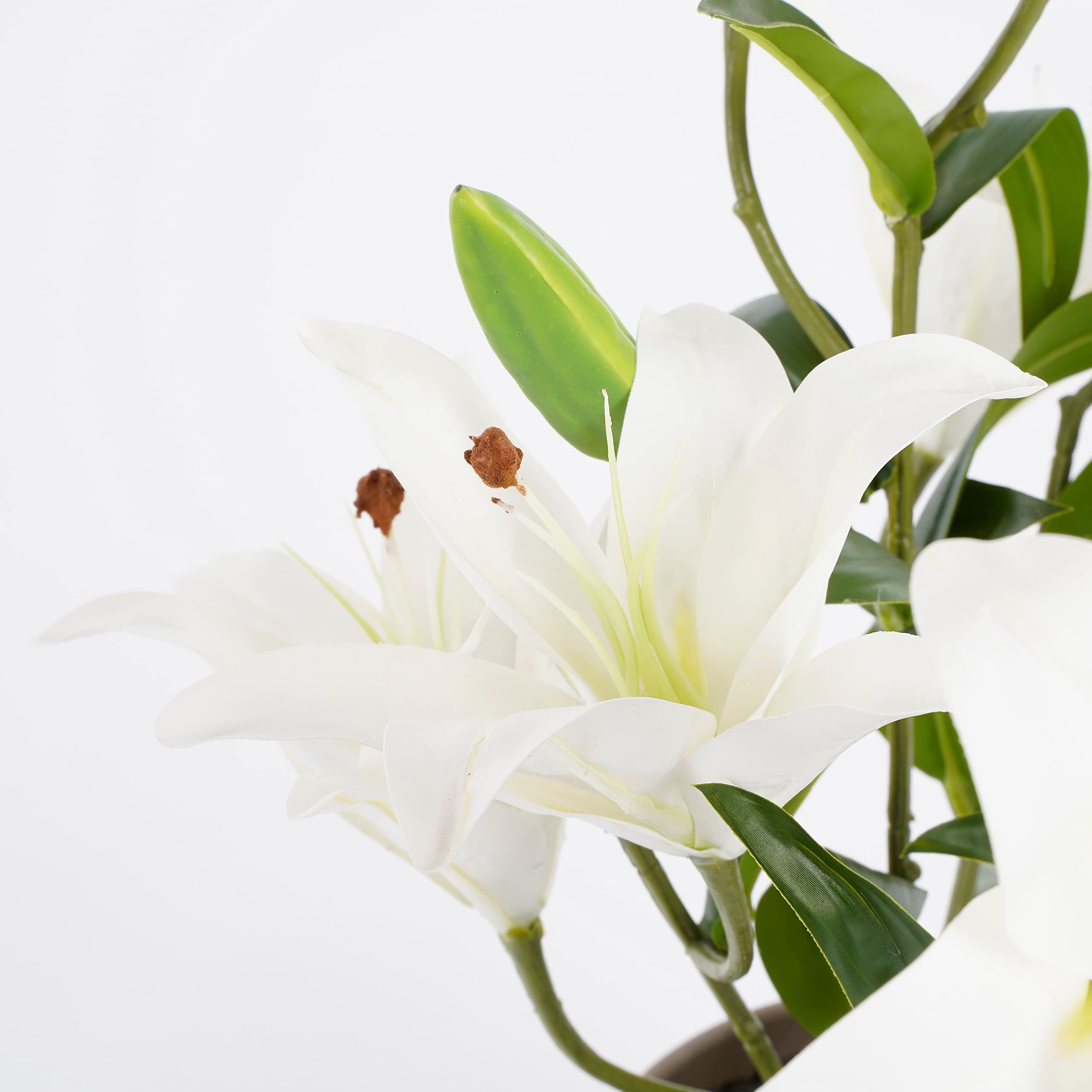mica-decorations-tiger-lys-fleur-artificielle-blanc-h47-cm image 2