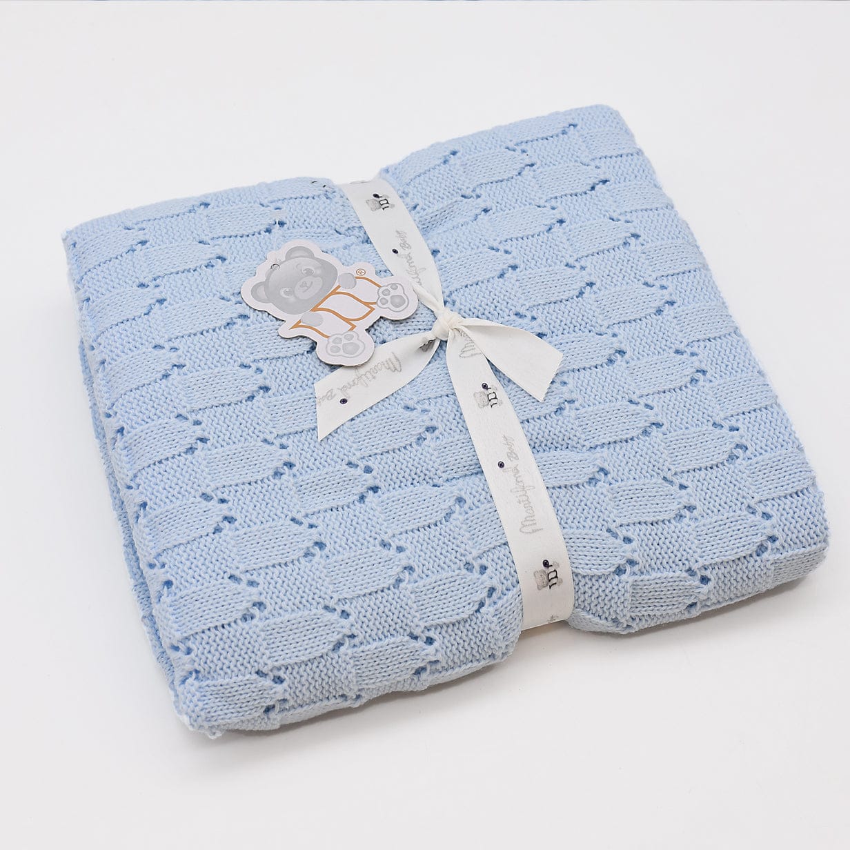 luisa-paix-o-linge-couverture-b-b-maille-bleu-85x85cm image 3