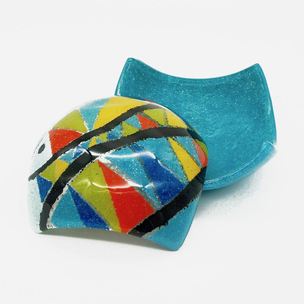 luisa-paix-o-sardinha-bo-te-en-verre-fusionn-13-cm-sardine image 4