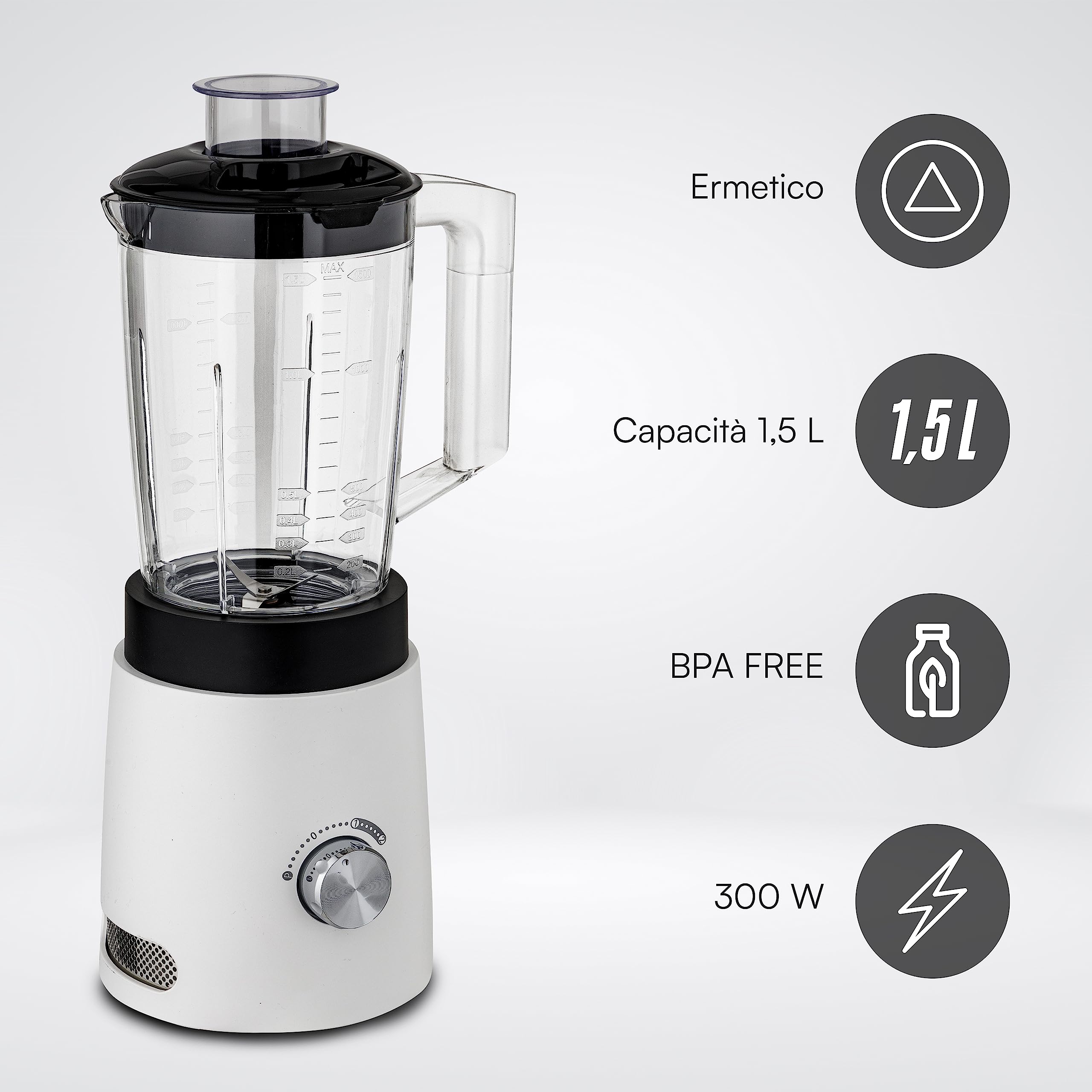 baroni-home-cucina-blender-mixeur-lectrique-300-w-1-5-l image 4