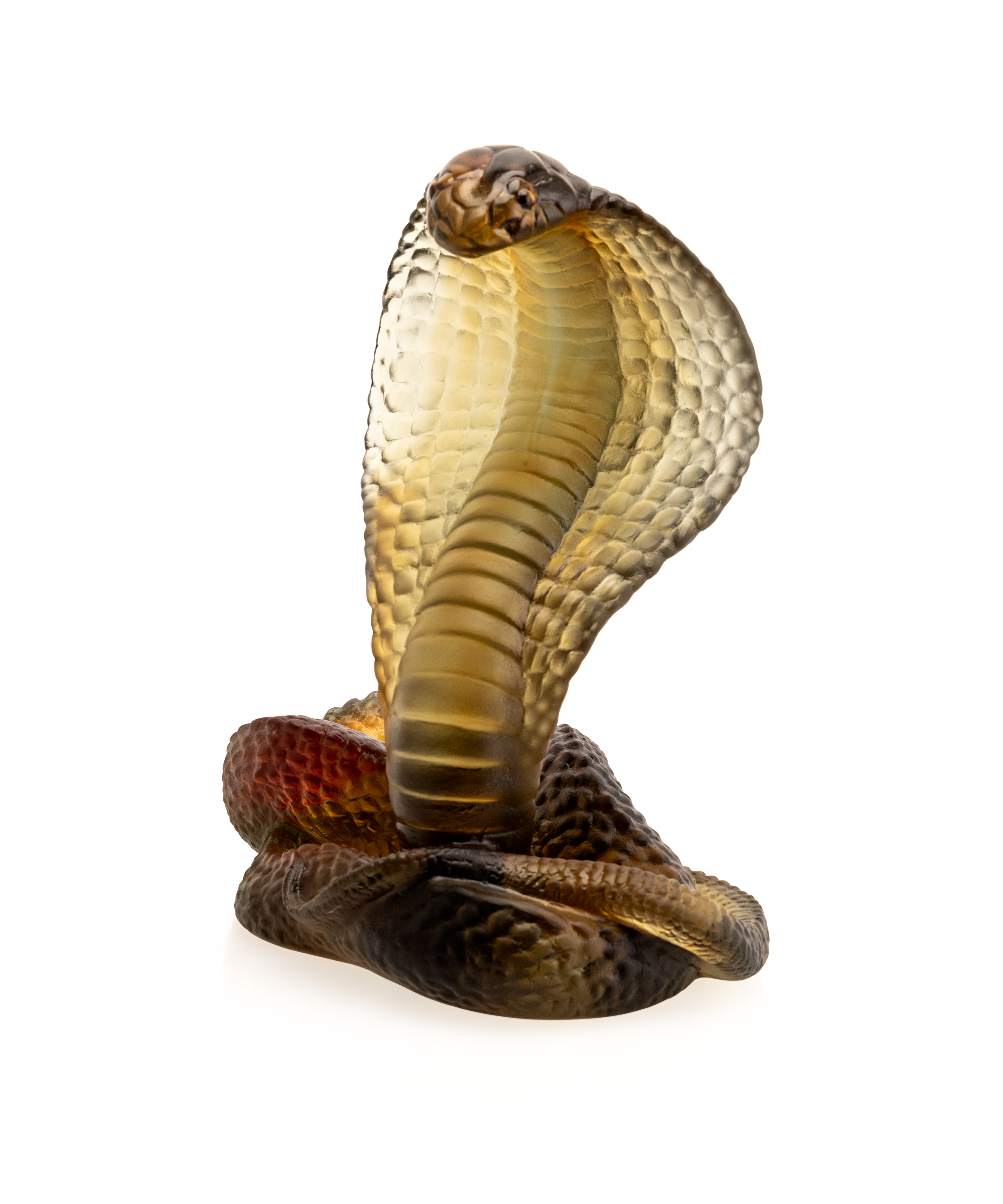 daum-univers-animalier-naja-sculpture-ambre-et-gris-500-ex image 3