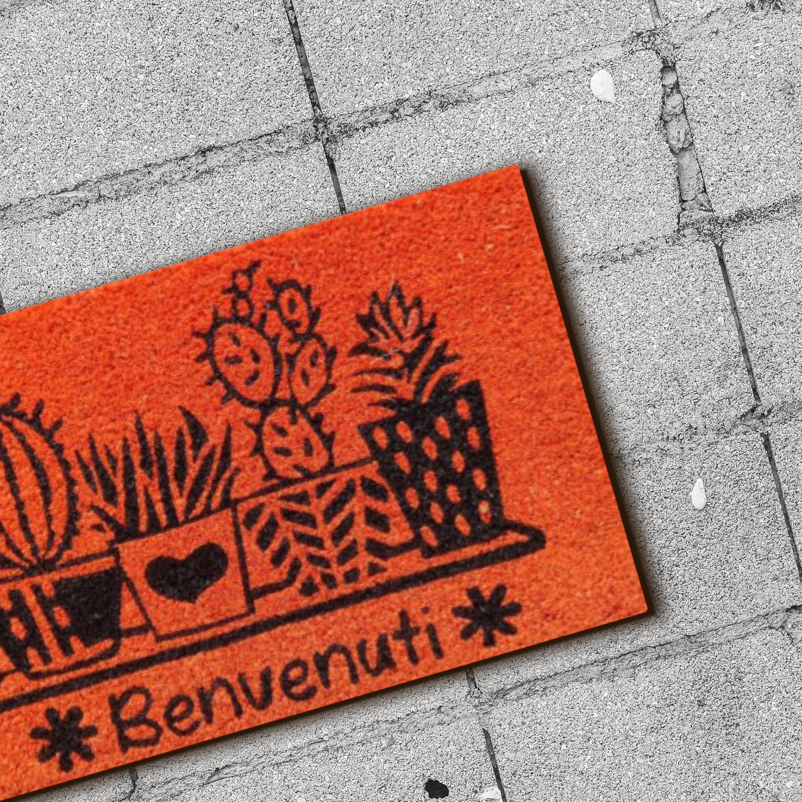 baroni-home-tessile-casa-paillasson-coco-60x38-cm-orange-antiderapant image 6