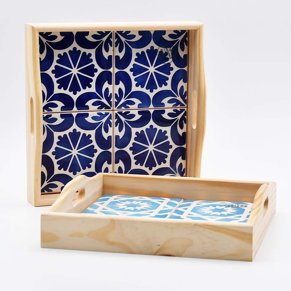 luisa-paix-o-vaisselle-portugaise-plateau-azulejos-bleu-cobalt-23-cm image 2