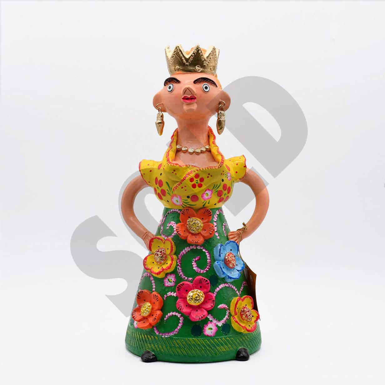 prazeres-c-ta-boneca-minhota-40cm-statue-c-ramique-robe-vive image 1