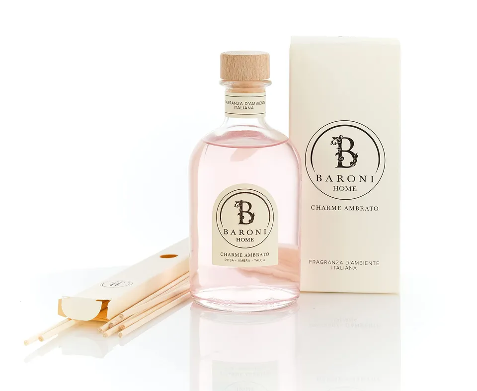 baroni-home-profumazioni-diffuseur-parfum-250-ml-charme-ambr-e image 1