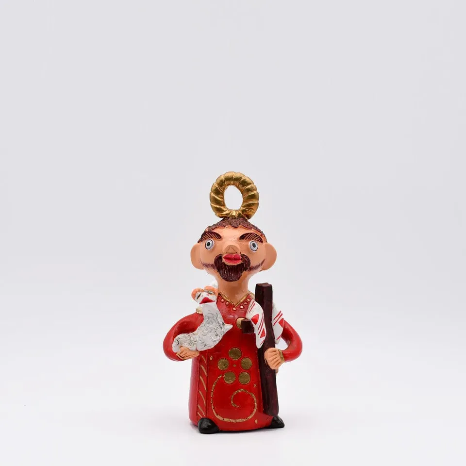 luisa-paix-o-s-o-jo-o-20cm-statuette-argile-sign-e image 1