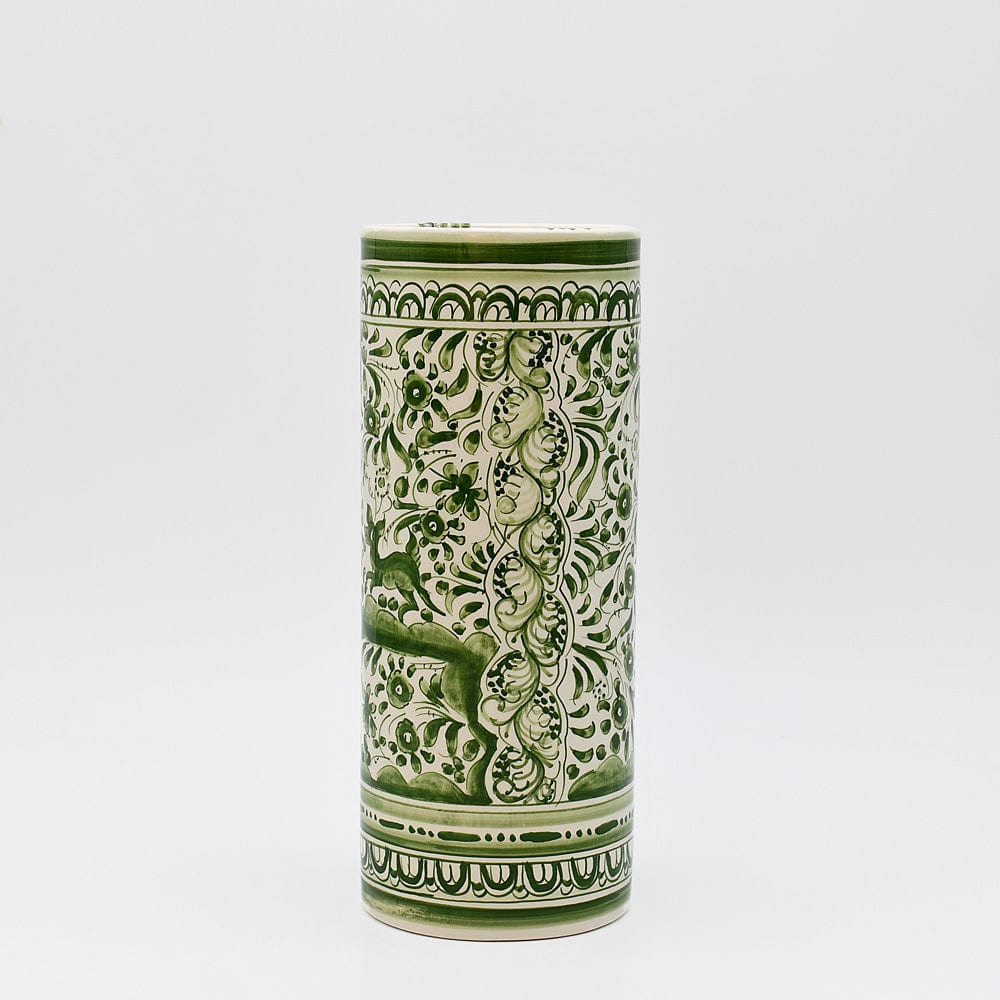 luisa-paix-o-d-coration-portugaise-vase-coimbra-vert-24-cm image 1