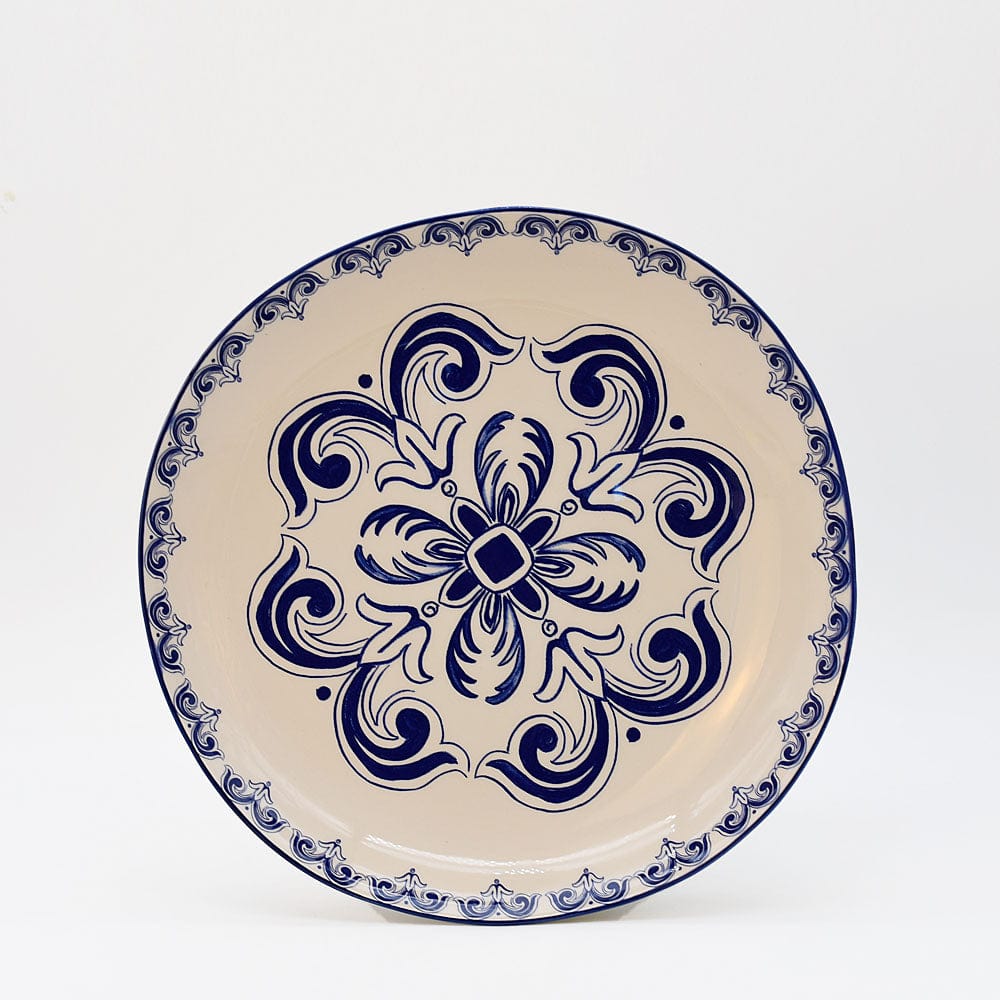 luisa-paix-o-assiette-c-ramique-floral-27cm-bleu-lave-vaisselle image 1