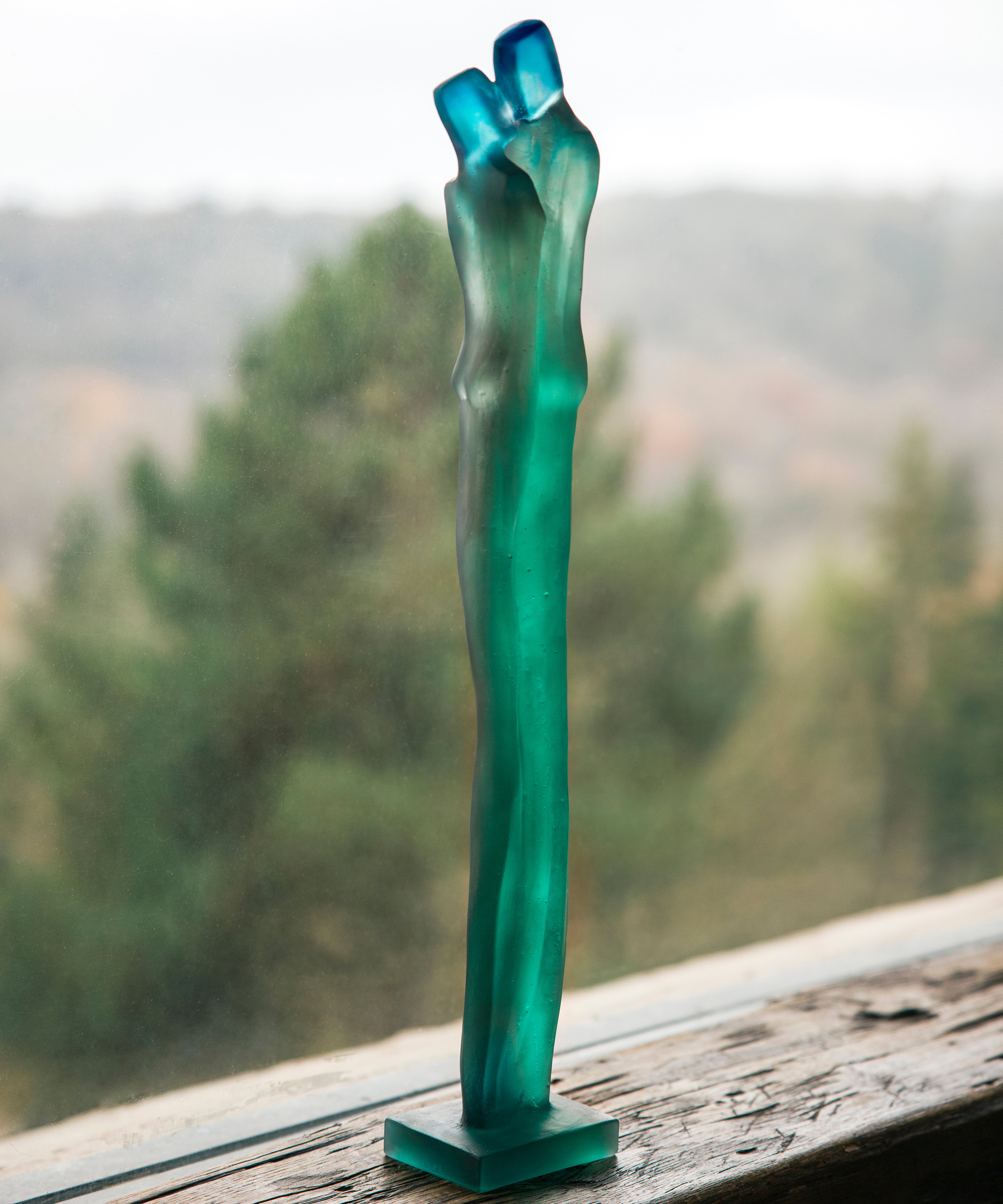 daum-univers-f-minin-d-part-bleu-vert-bonnel-sculpture-175-ex image 4