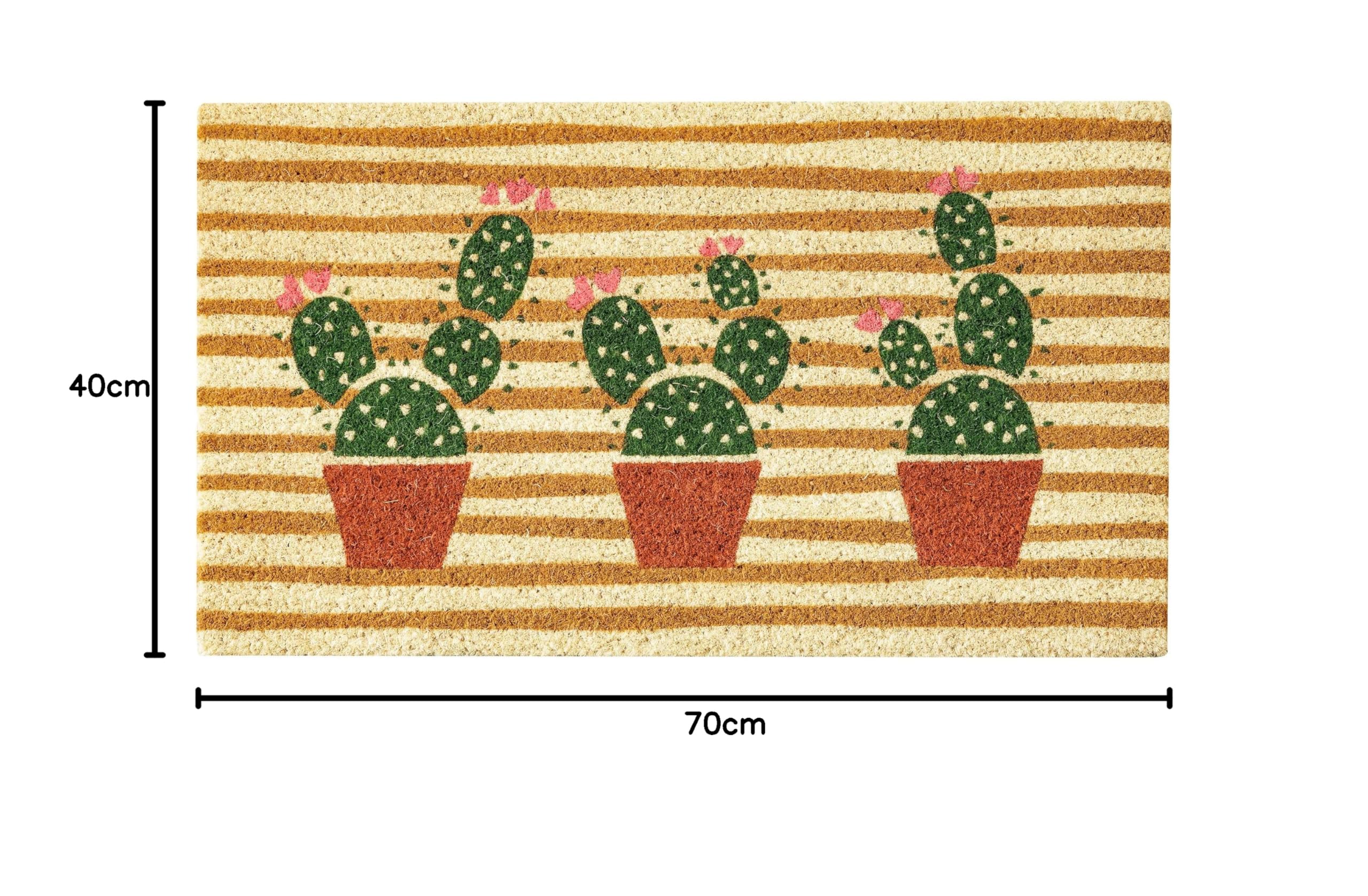 baroni-home-tessile-casa-paillasson-coco-cactus-ray-70x40-cm image 2