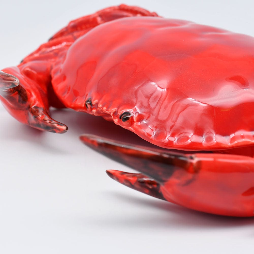 luisa-paix-o-crabe-en-c-ramique-rouge-26-cm-artisanal image 6