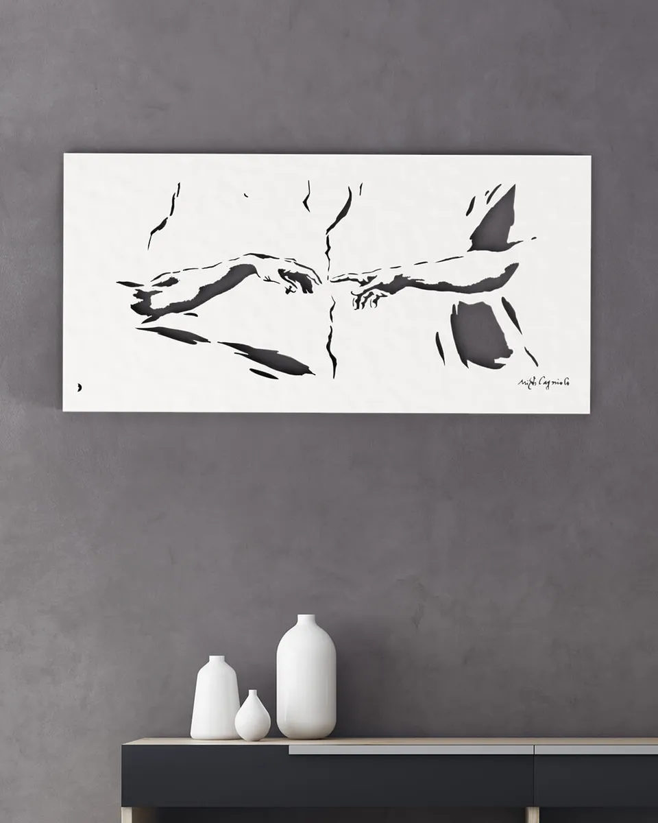 je-suis-art-tableaux-la-cr-ation-d-adam-tableau-mural-c-l-bre image 1