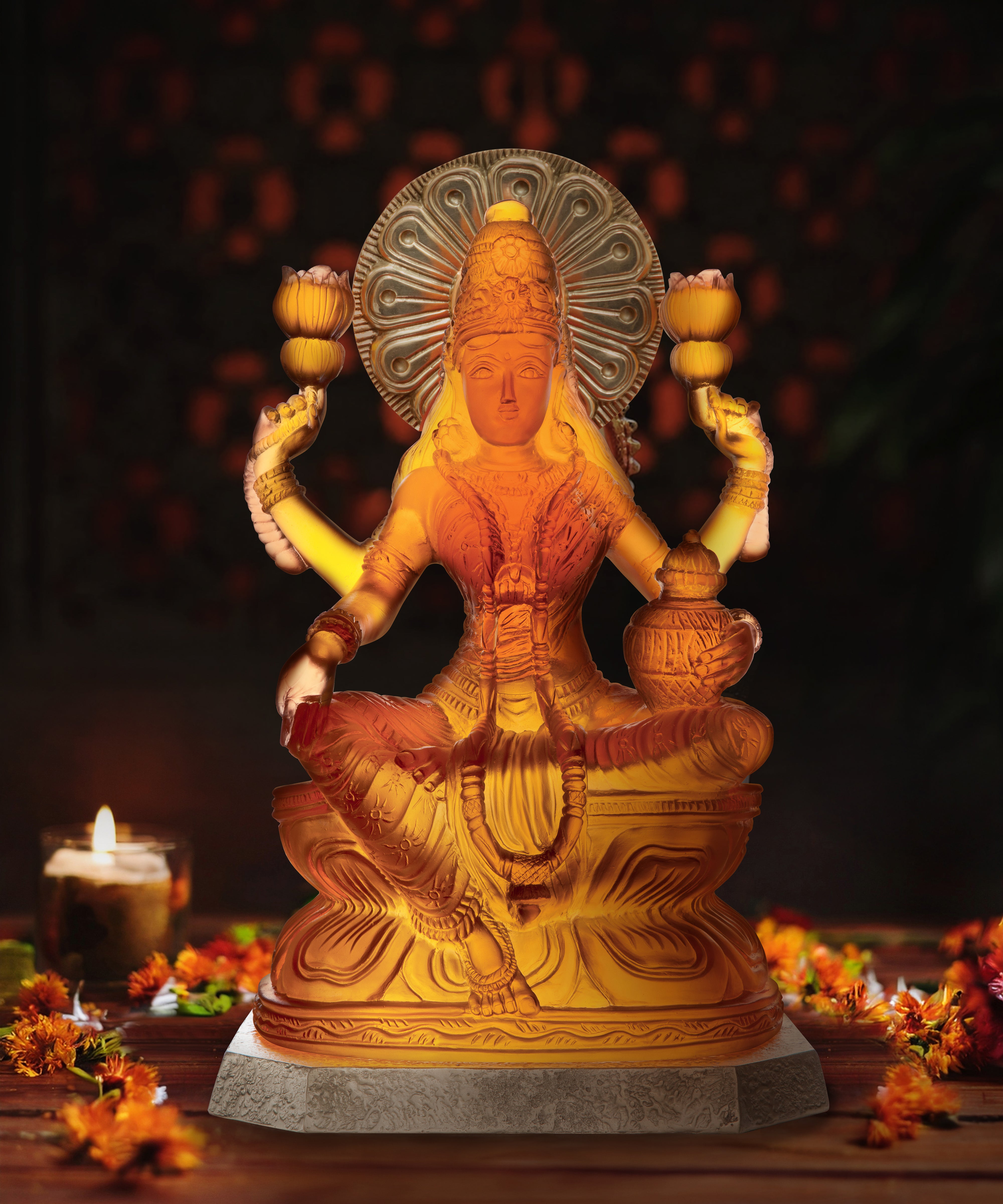 daum-lakshmi-xl-sculpture-cristal-88-ex image 2