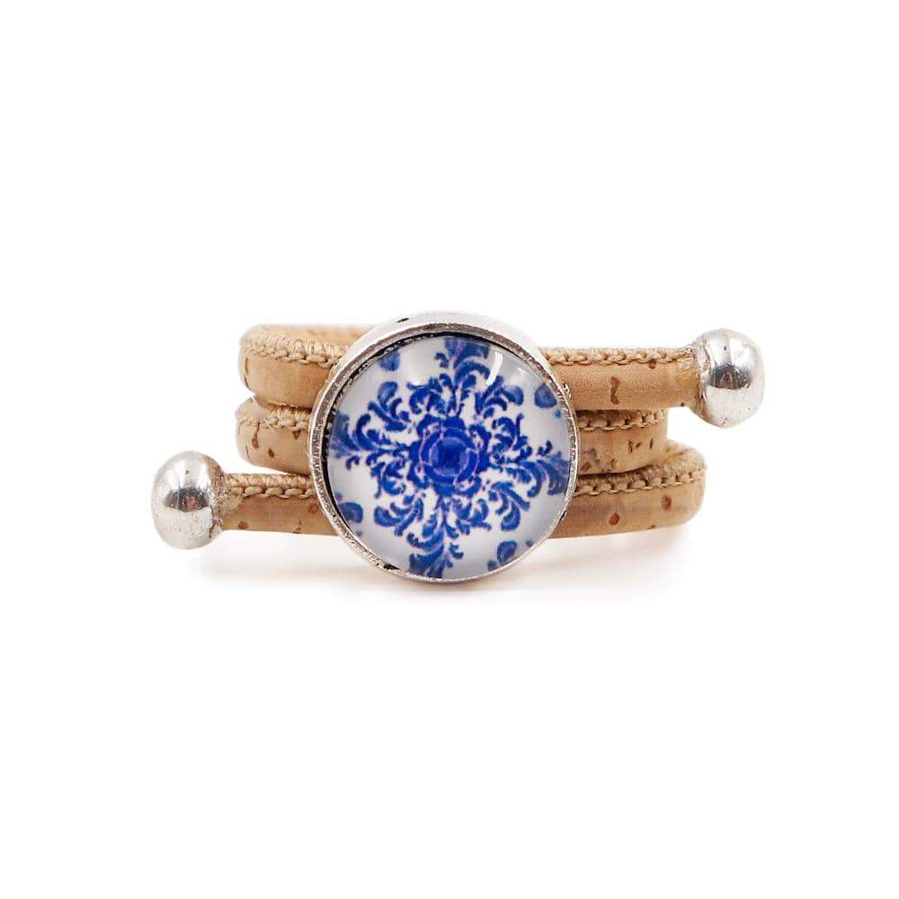 luisa-paix-o-bijoux-du-portugal-bague-azulejos-m-tal-verre-ajustable-2 image 2