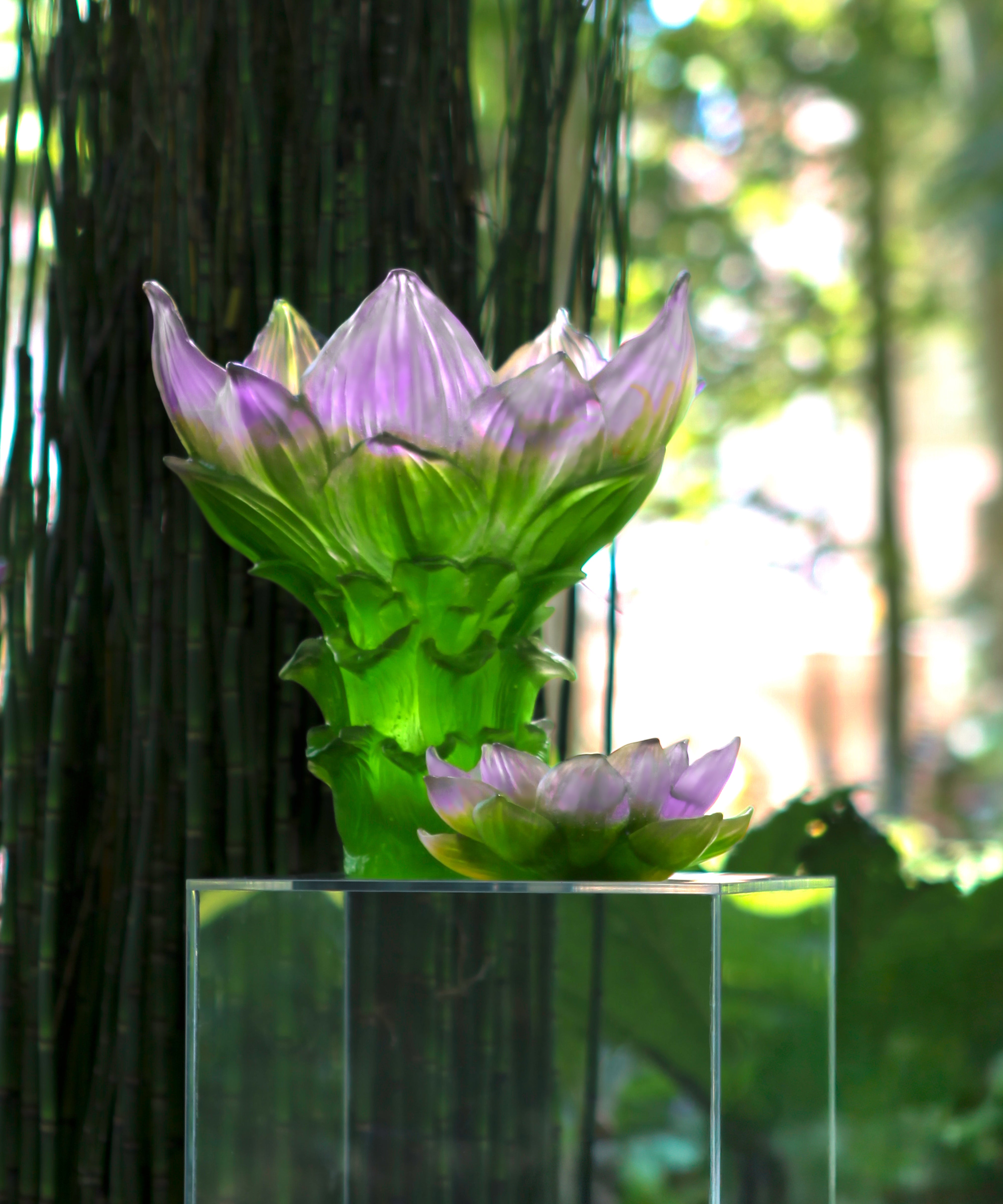 daum-jardin-de-lotus-vase-grand-mod-le-cristal-125-ex image 3