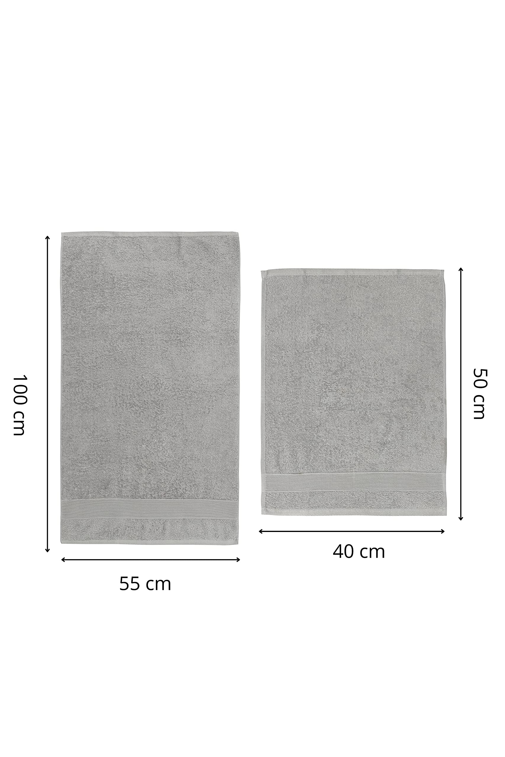baroni-home-tessile-bagno-lot-2-serviettes-visage-invit-gris-coton image 2