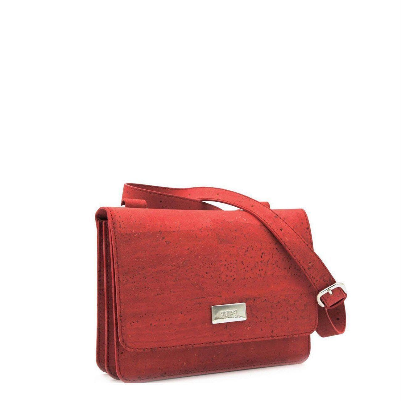 luisa-paix-o-sac-bandouli-re-li-ge-rouge-20-cm image 1
