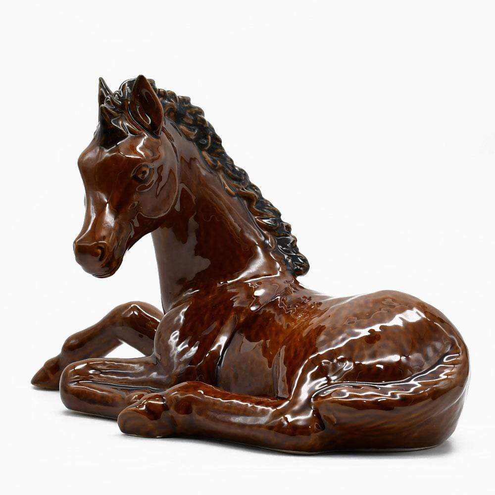 luisa-paix-o-cheval-c-ramique-marron-38-cm-couch image 2