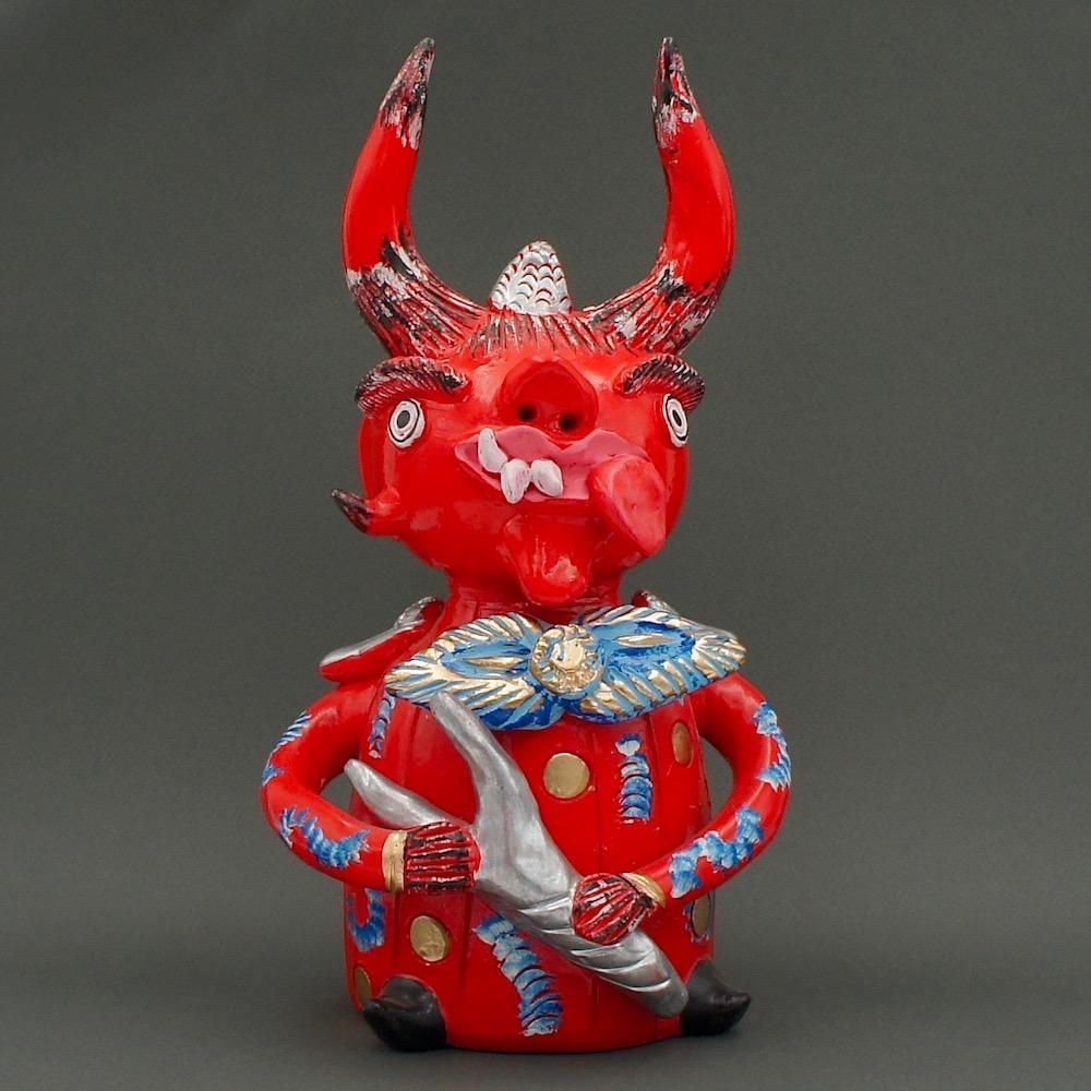 luisa-paix-o-prazeres-c-ta-diabo-35-cm-statuette-diable-rouge image 1