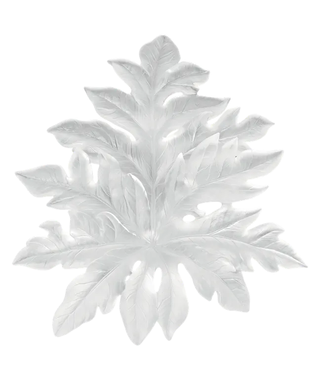 daum-born-o-feuille-murale-blanche-grand-mod-le-cristal image 1