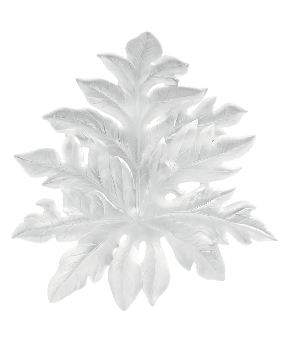 daum-born-o-feuille-murale-blanche-grand-mod-le-cristal image 1