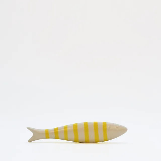 luisa-paix-o-sardine-c-ramique-jaune-poser-19x4cm image 1