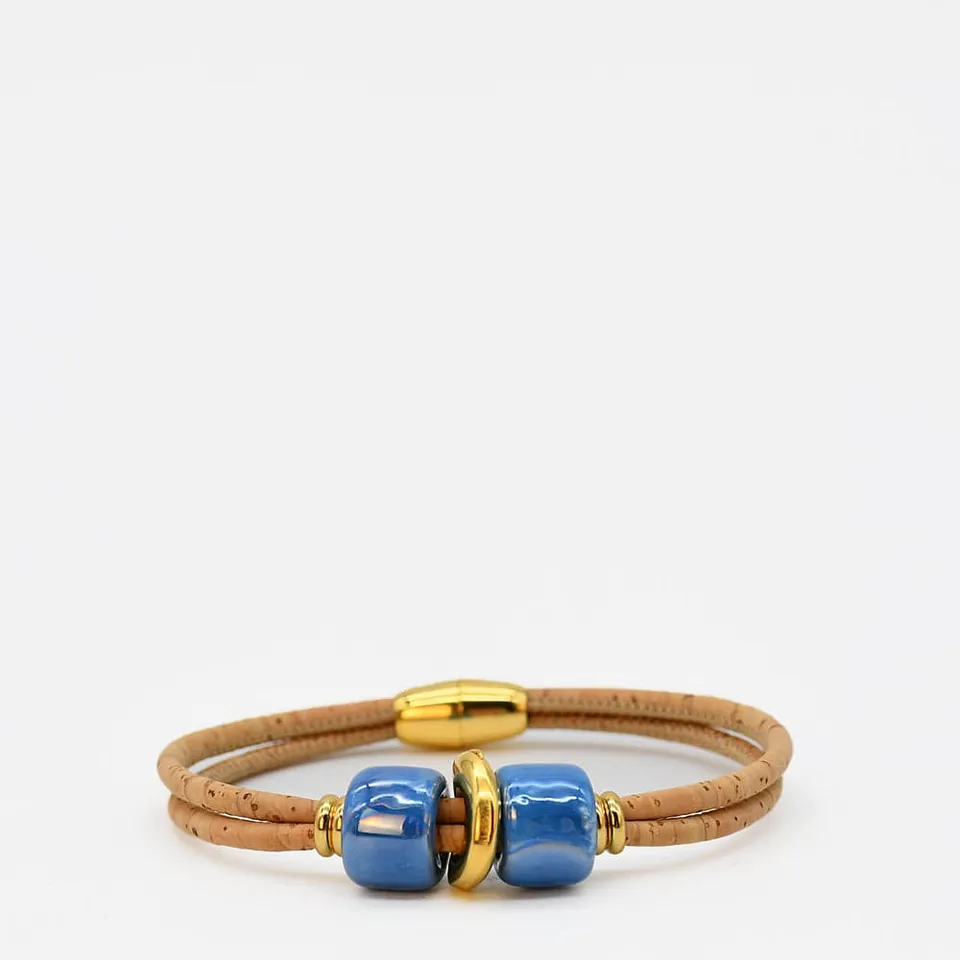luisa-paix-o-bijoux-du-portugal-bracelet-li-ge-turquoise image 1