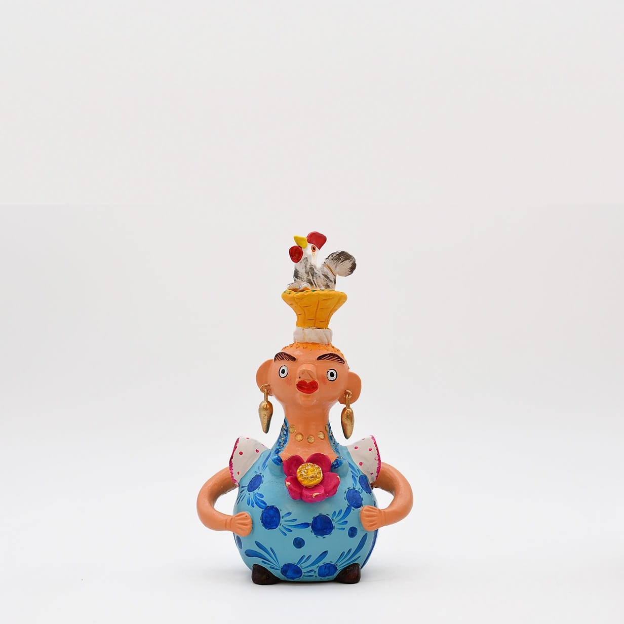luisa-paix-o-boneca-barriguda-17cm-statuette-sign-e-pi-ce-unique image 1