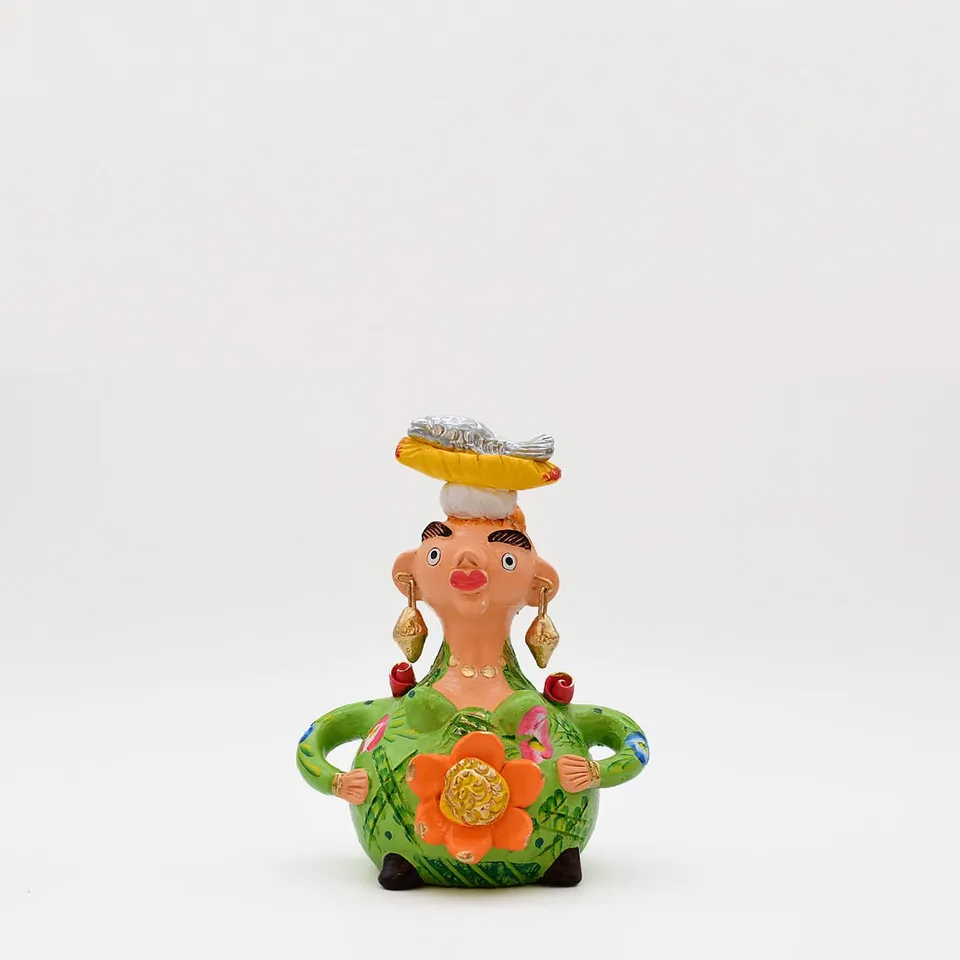 luisa-paix-o-boneca-barriguda-17cm-statuette-sign-e-pi-ce-unique-3 image 1