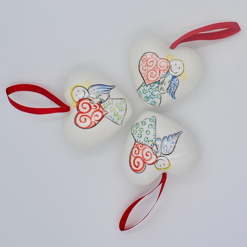 luisa-paix-o-anjo-coeur-c-ramique-peint-main-8-cm image 3
