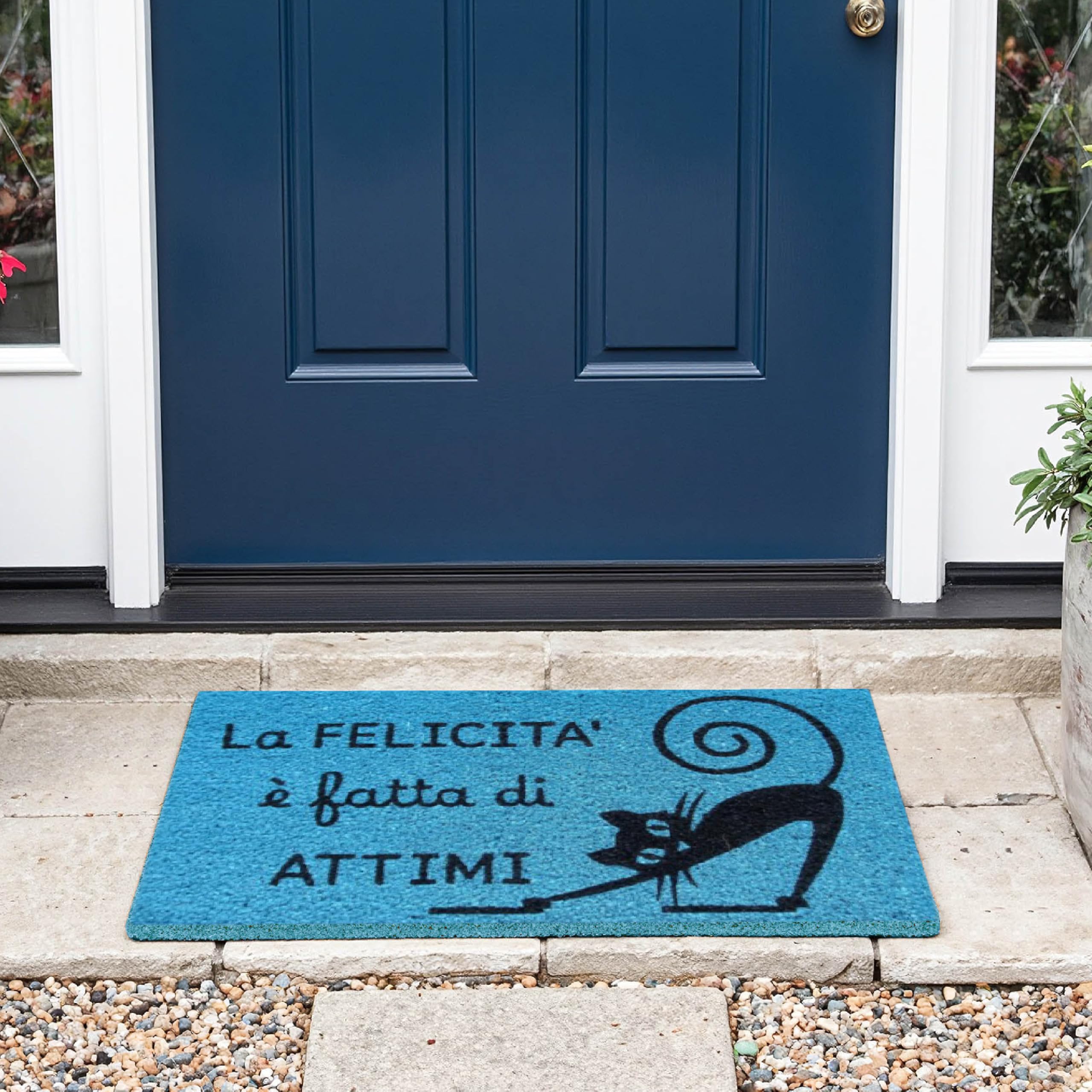 baroni-home-tessile-casa-paillasson-coco-bleu-60x38-cm image 2