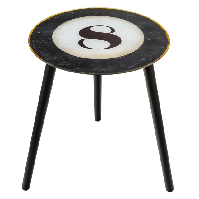 baroni-home-tavoli-table-appoint-verre-ronde-billard-42x42x40-cm image 1