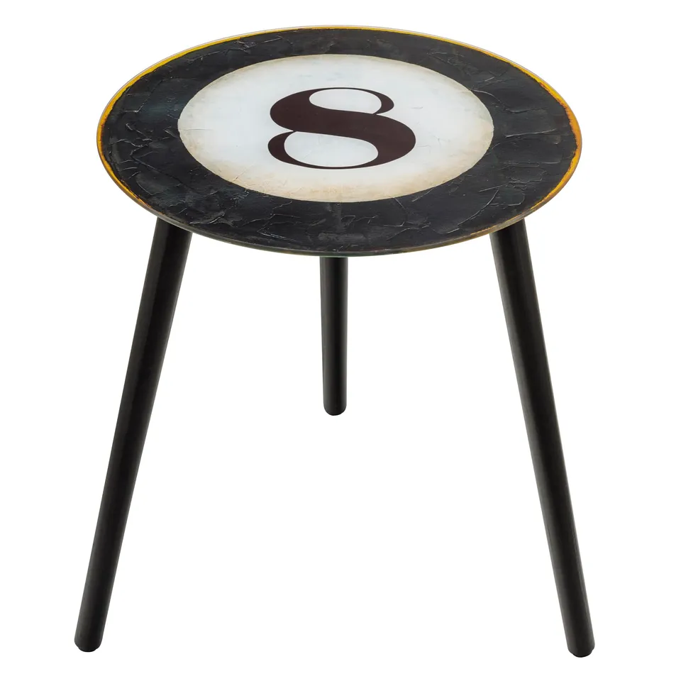 baroni-home-tavoli-table-appoint-verre-ronde-billard-42x42x40-cm image 1