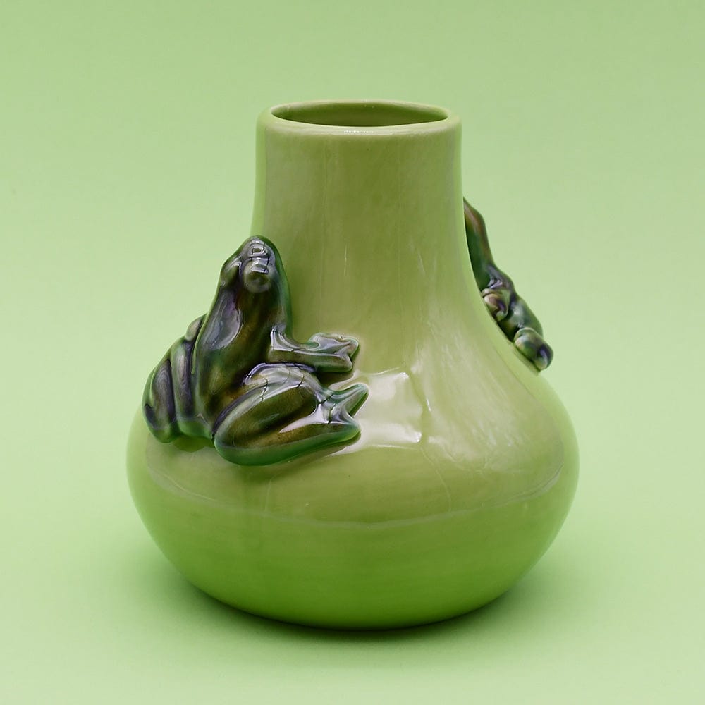 luisa-paix-o-r-s-vase-c-ramique-vert-15-cm-grenouilles image 3