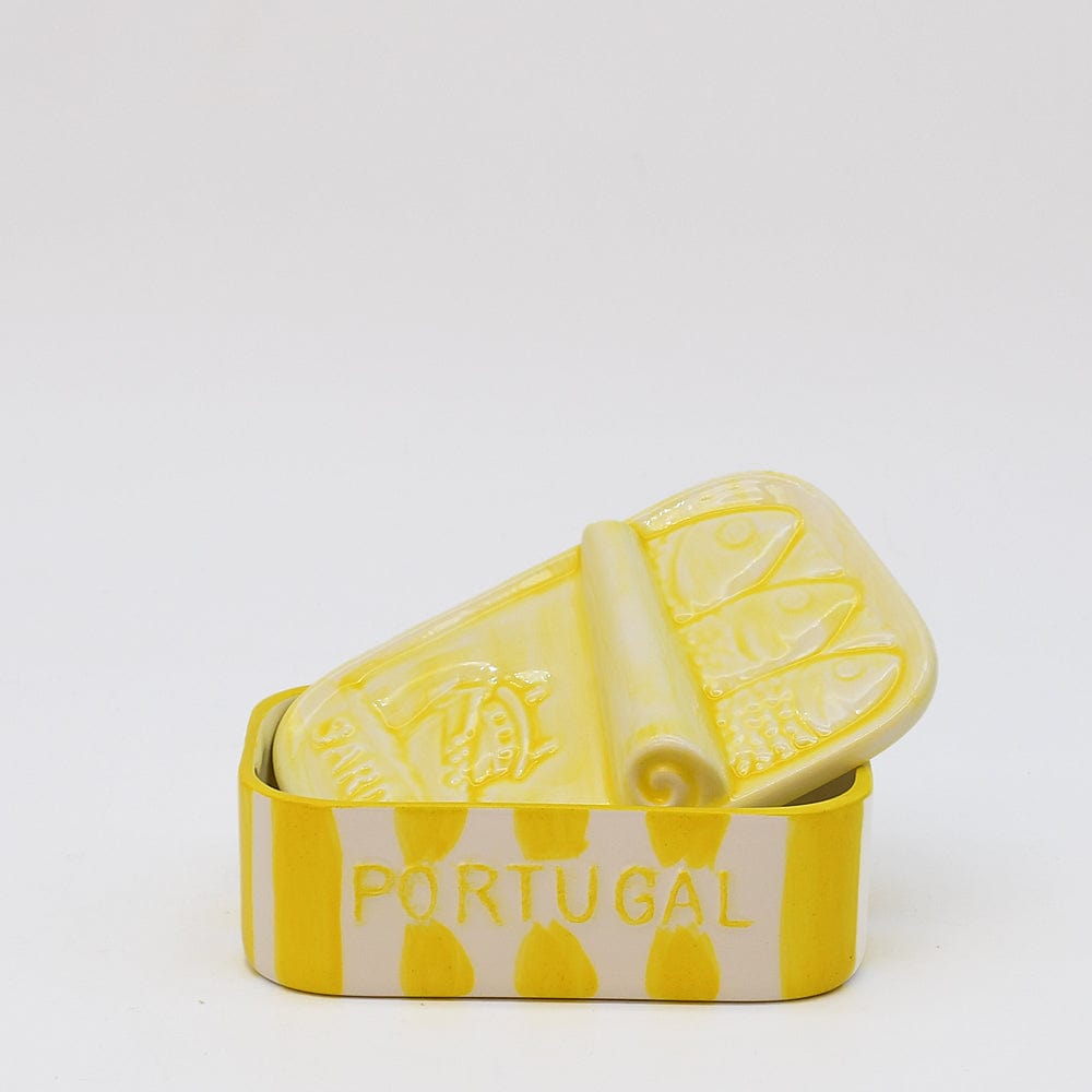luisa-paix-o-vaisselle-portugaise-bo-te-sardines-c-ramique-jaune image 1