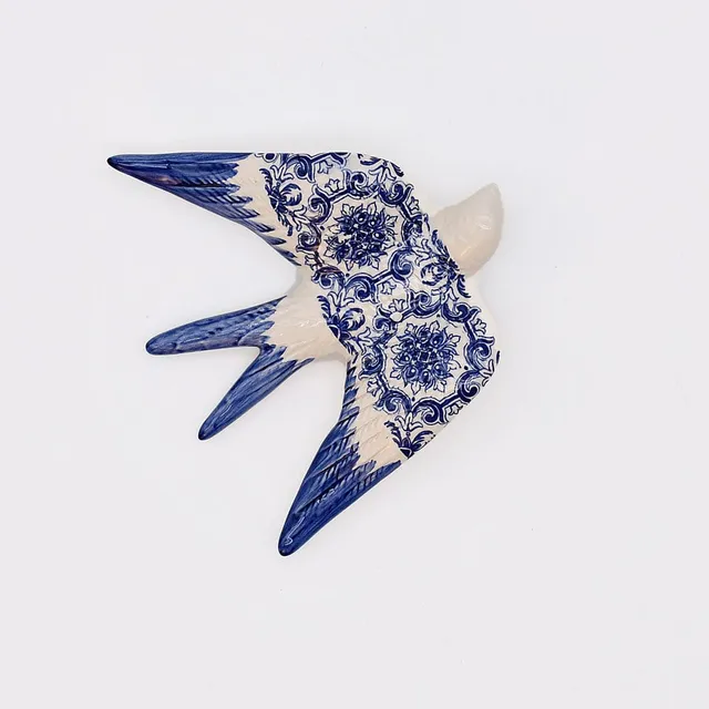 luisa-paix-o-hirondelle-c-ramique-azulejos-bleu-10cm-murale image 1