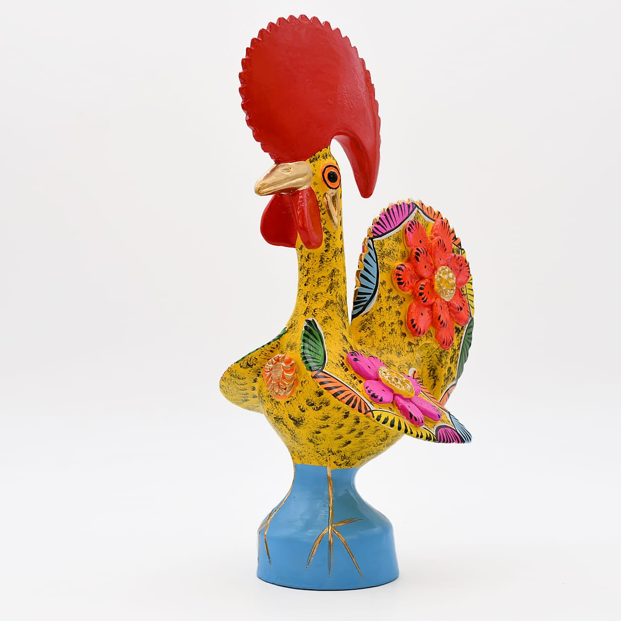 luisa-paix-o-coq-de-barcelos-25cm-jaune-figurine-d-co-portugaise image 4