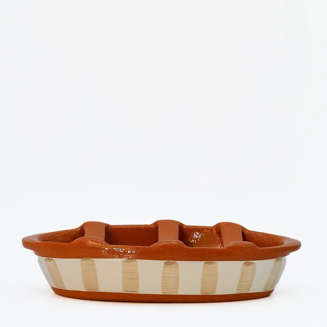 luisa-paix-o-costa-nova-mar-grille-chouri-o-c-ramique-moka-23-cm image 1