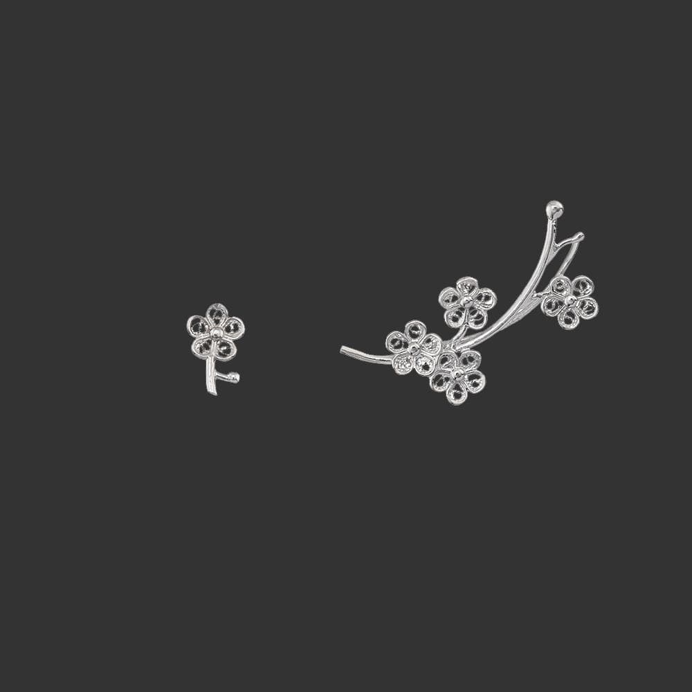 luisa-paix-o-bijoux-du-portugal-flores-i-boucles-doreille-argent-925 image 1