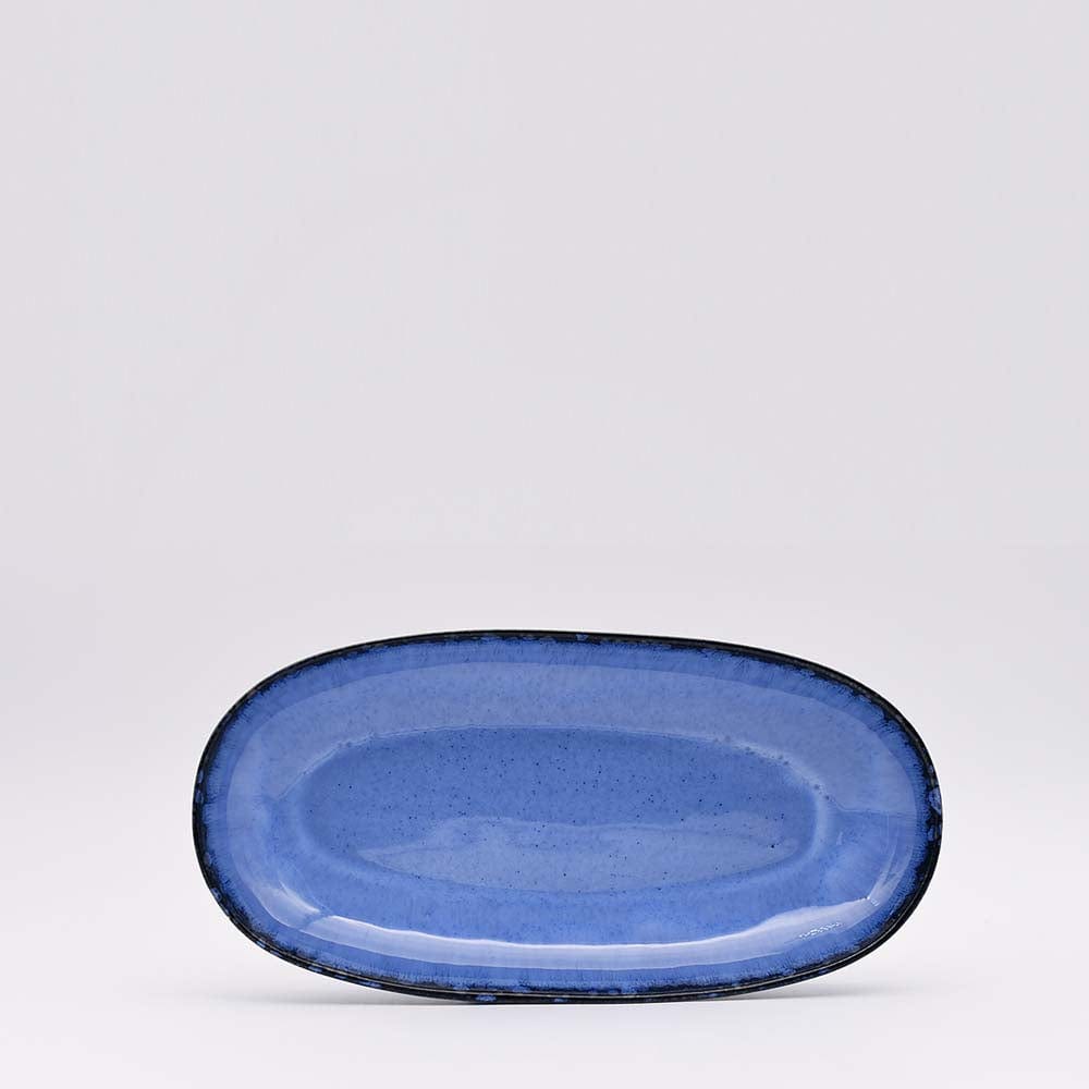 luisa-paix-o-amazonia-plat-de-service-en-gr-s-bleu-24-cm image 1