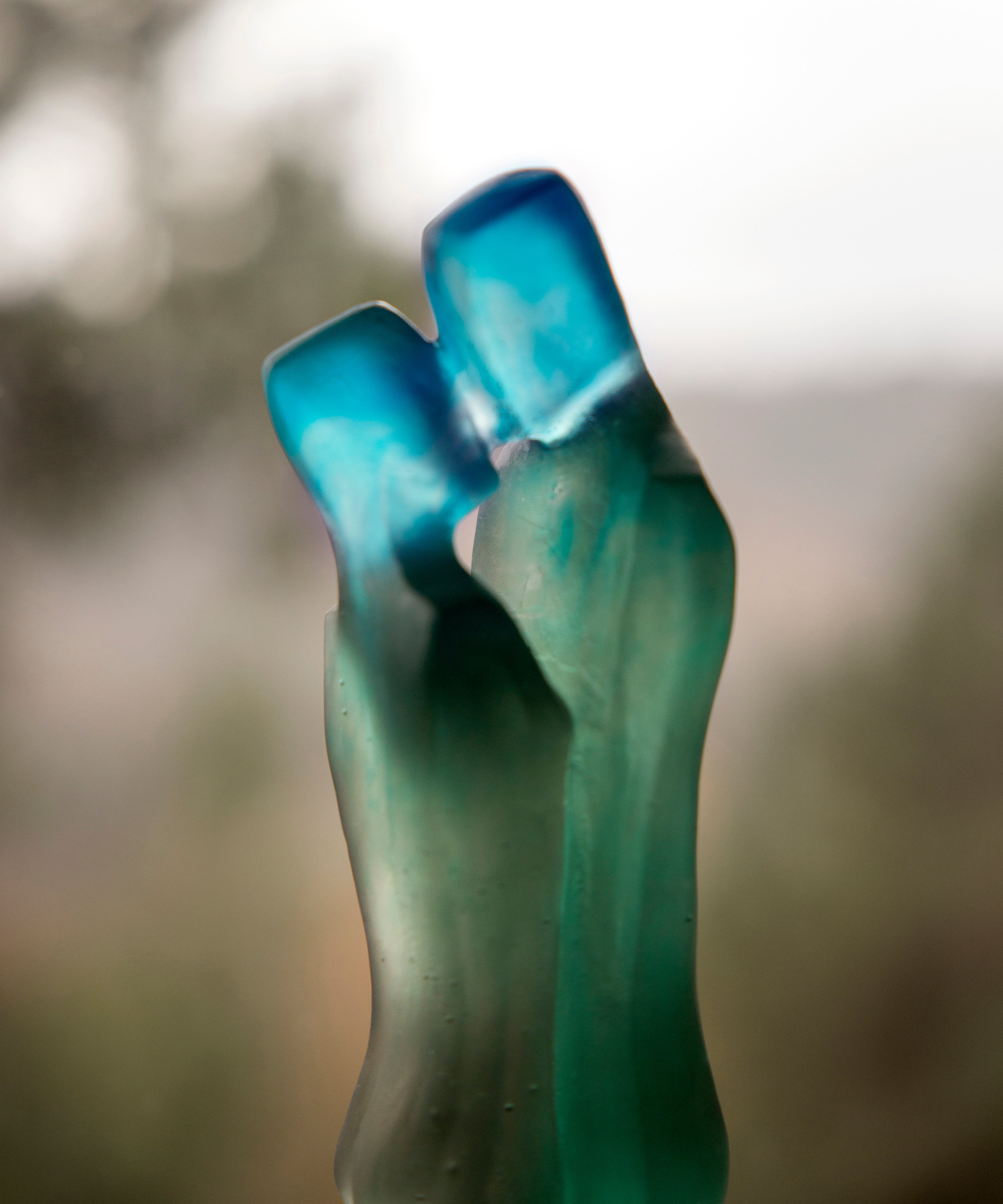 daum-univers-f-minin-d-part-bleu-vert-bonnel-sculpture-175-ex image 2