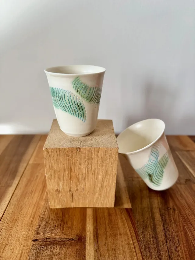 l-atelier-c-turquoises-marines-2-tasses-porcelaine-10-cl image 1