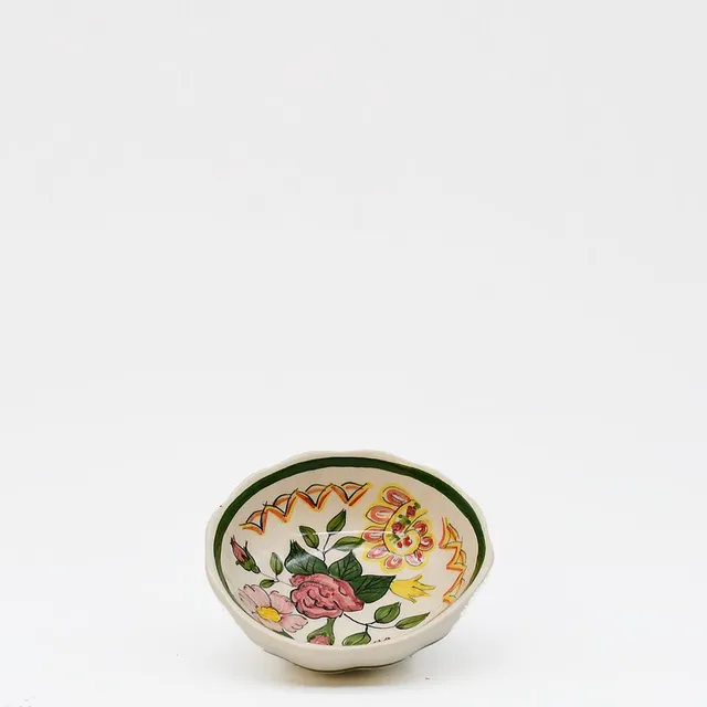 luisa-paix-o-viana-petit-bol-c-ramique-floral-peint-main image 1