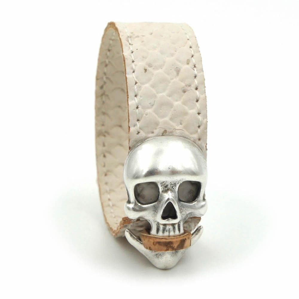 luisa-paix-o-bijoux-du-portugal-bracelet-li-ge-skull-blanc-16cm image 4