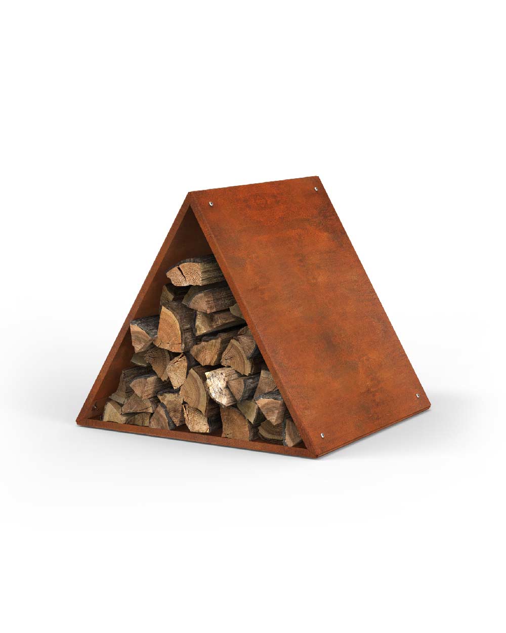 je-suis-art-range-bois-triangulaire-porte-b-ches-corten image 1