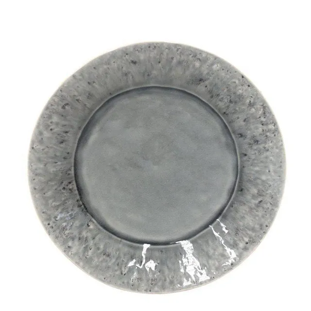 luisa-paix-o-madeira-assiette-en-gr-s-grise-28-cm image 1