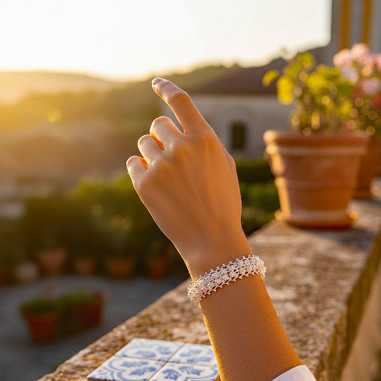 luisa-paix-o-portuguesa-bracelet-argent-tress-17cm image 2
