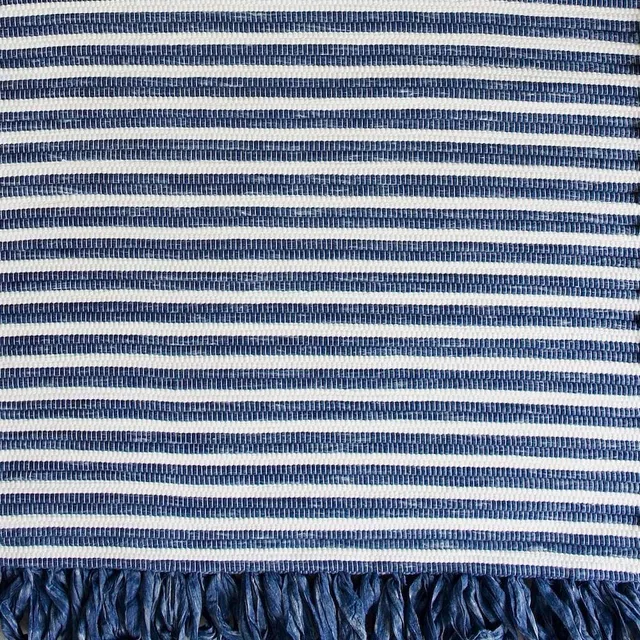 luisa-paix-o-tapis-coton-ray-bleu-blanc-frang-70x50cm image 1