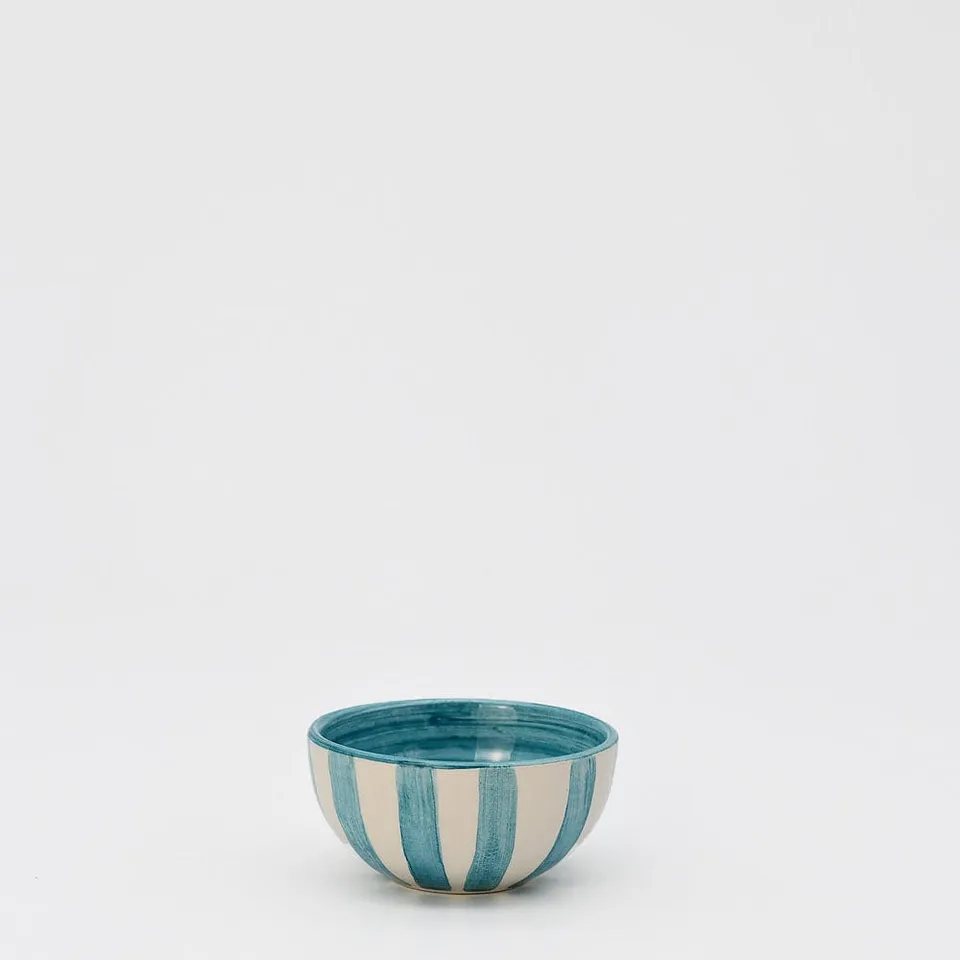 luisa-paix-o-costa-nova-mar-petit-bol-c-ramique-turquoise-8-cm image 1